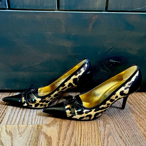 Authentic D&G leopard kitten heels - Picture 1 of 5